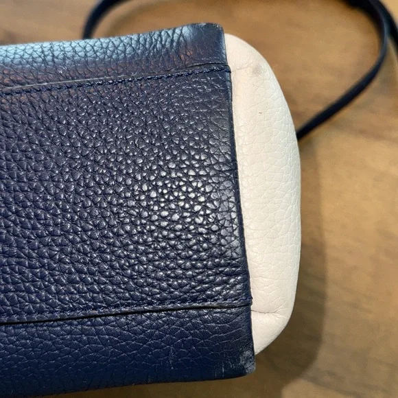 Kate Spade Navy and Cream Satchel - Picture 14 of 15